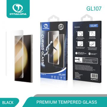 FILM Protection D'écran Courbe en Verre Trempé pour Samsung Galaxy S10 Noir